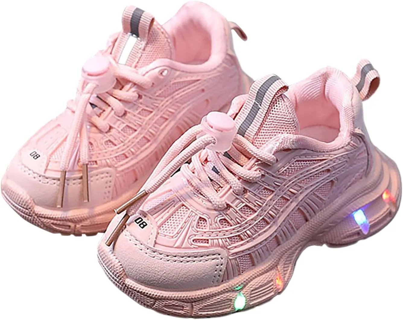 IWIHMIV Toddler Tennis Shoes Boys Toddler Boy Sneakers Shoes for Boys Girls Kids Light Up Tennis Sports Athletic Running Sneakers