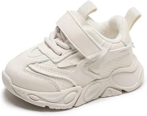 IWIHMIV Toddler Tennis Shoes Girls Running Shoes Girls Slip On Sneakers Boys Breathable Lightweight Casual Sneakers