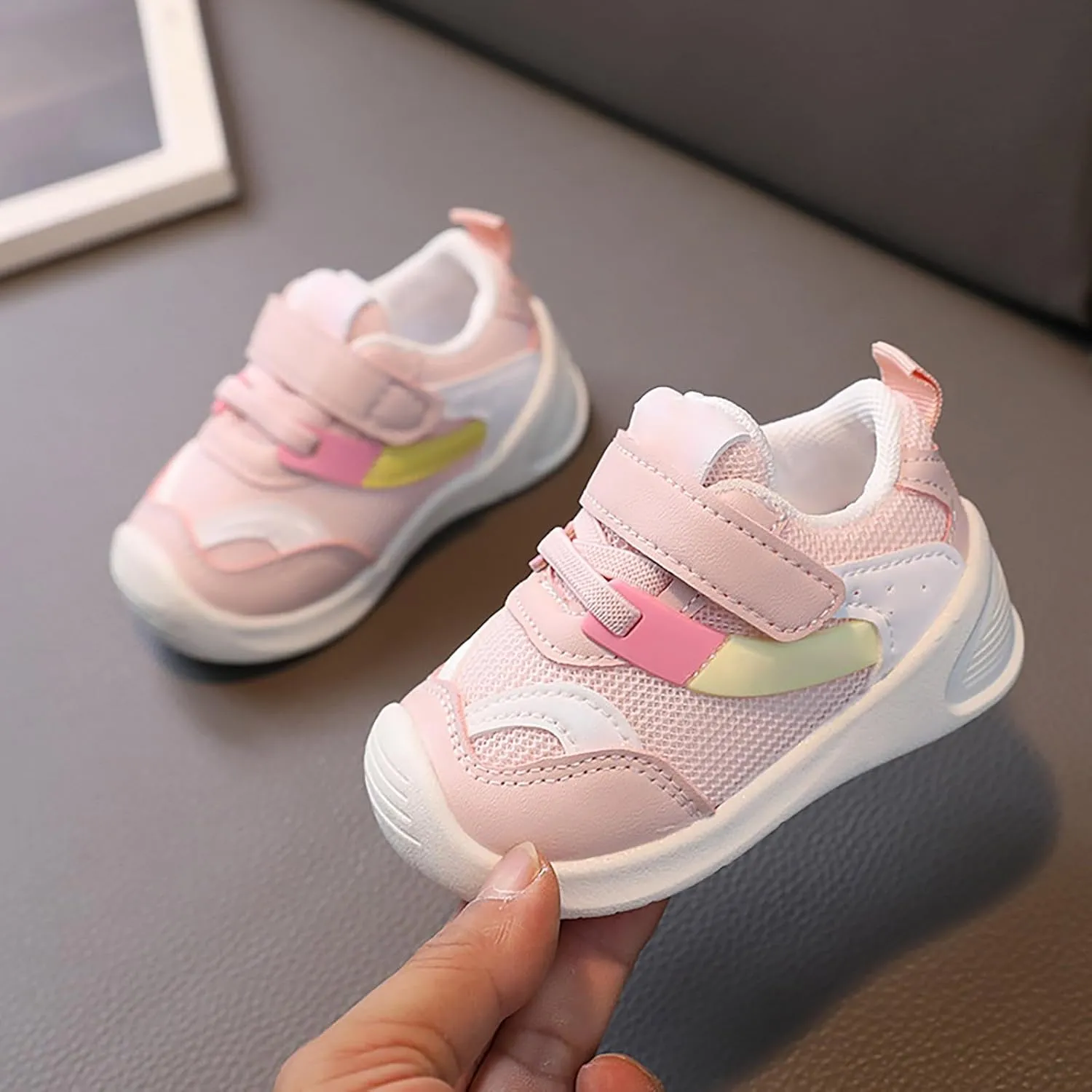 IWIHMIV Toddler Walking Shoes Kids Sneakers for Boys Girls Tennis Running Shoes Breathable Spring Sport Athletic Shoes