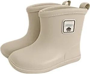 IWIHMIV Toddler Waterproof Shoes Infant Rain Boots Rain Boots Girls Kids Rain Boots for Boys Girls Waterproof Toddler Rain Boots