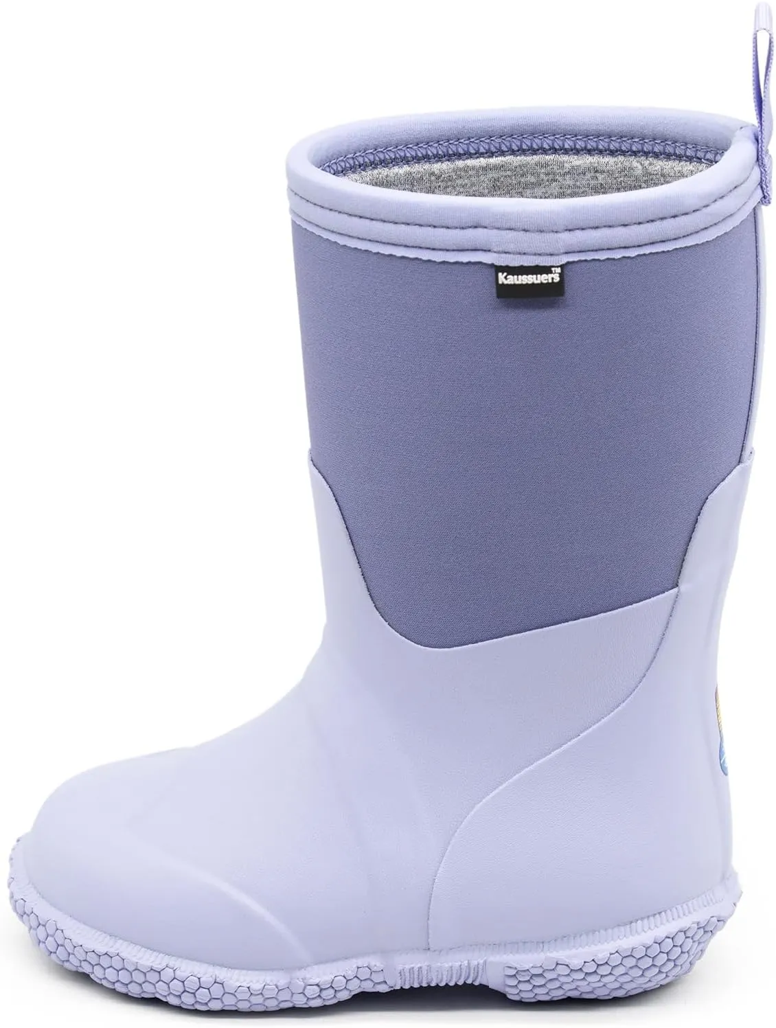 Kaussures Kids Rain Boots for Toddler Girls Boys Waterproof Insulated Rubber Winter Rain Boot for Child