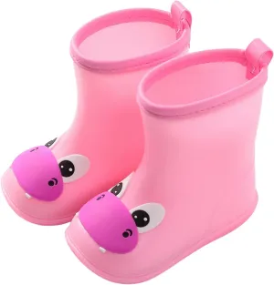 Kid Rain Boot Short Rain Shoes for Toddler Ankles Waterproof Rain Boots Outdoor Rubber Boot Baby Water Shoes