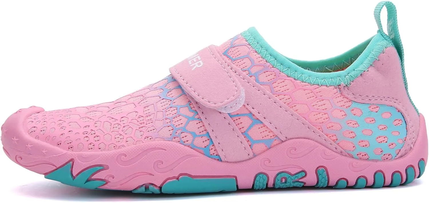 Kids Barefoot Shoes Boys Girls Wide Toe Box Barefoot Shoes Lightweight Slip On Walking Tennis Shoes Zero Drop Minimalist Sneakers Waterproof Breathable Shoes Toddler Barefoot Hiking Shoes