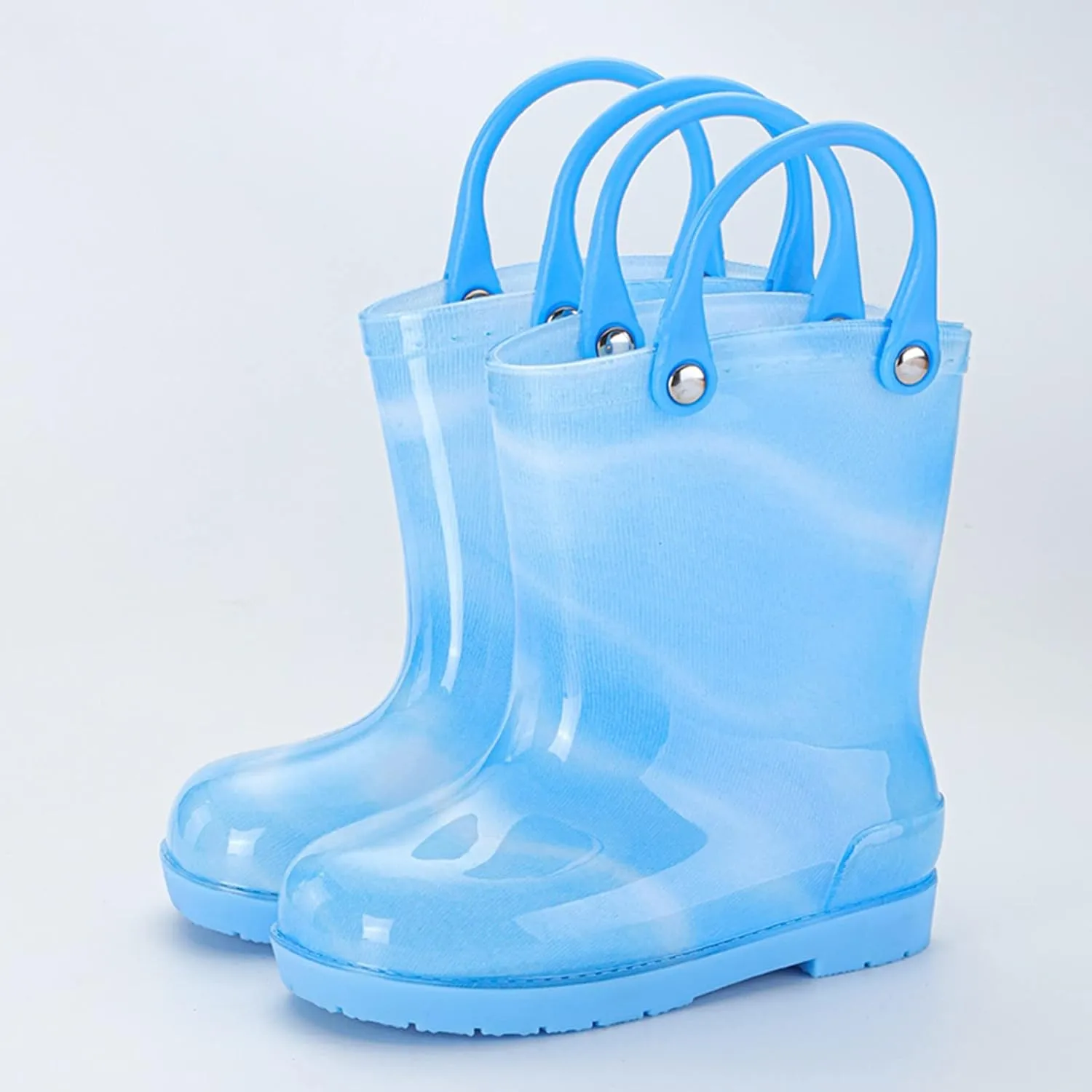 Kids Rain Boots Cartoon Bow Rainbow Rain Boots Girls Infant Rain Water Fashion Casual Boots
