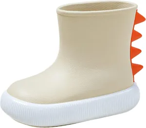Kids Rain Boots for Girls Boys Toddler Waterproof Rubber Boots Cute Dinosaur Printed Baby Rubber Water Shoes