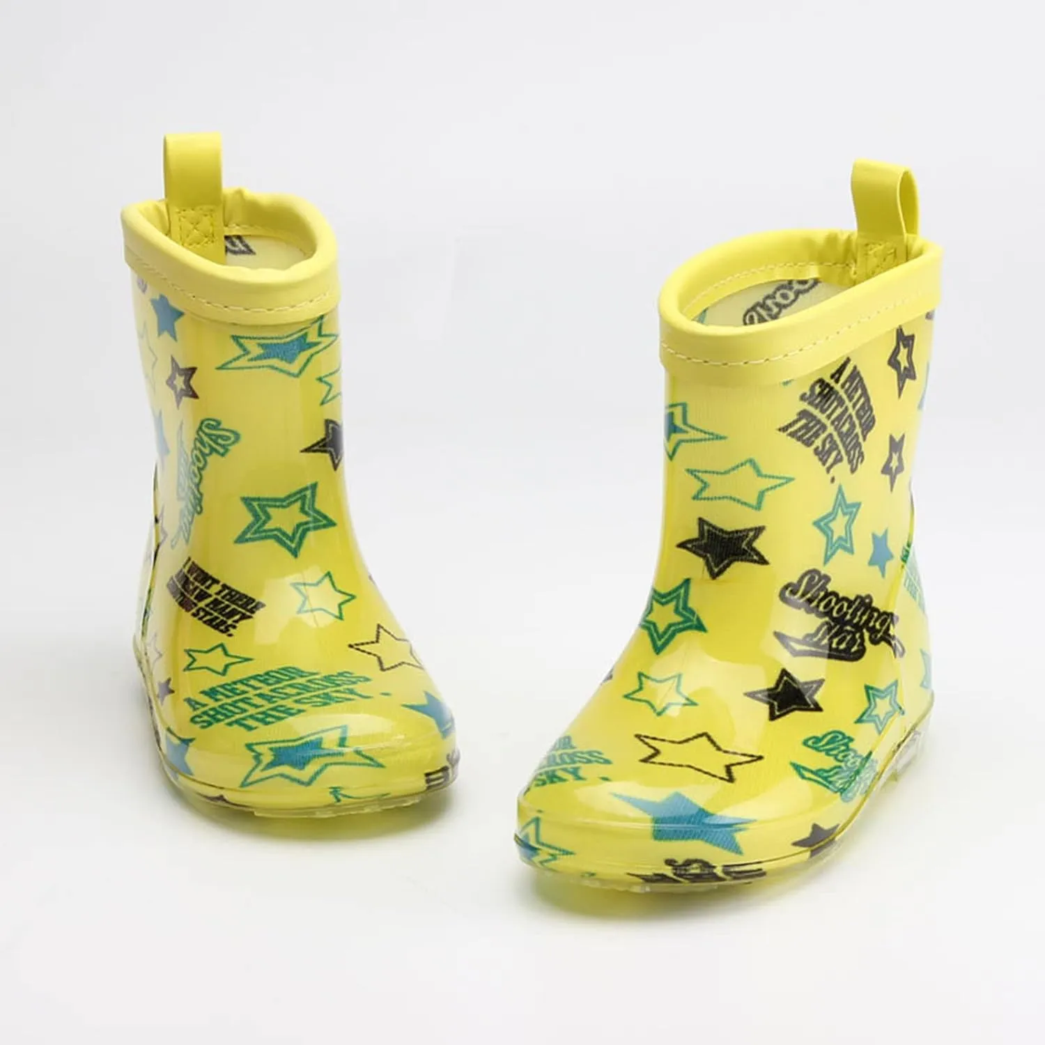 Kids Rain Boots, Toddler Girls & Boys Rain Boots Waterproof Water Shoes Non-Slip Mud Boot with Toddler Water Shoes