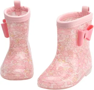 Kids Rain Boots, Toddler Girls & Boys Rain Boots Waterproof Water Shoes Non-Slip Mud Boot with Toddler Water Shoes