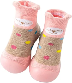 Kids Shoes Boys,Boys Girls Animal Cartoon Socks Shoes Toddler Fleece WarmThe Floor Socks Non Slip Prewalker Boy Shoes