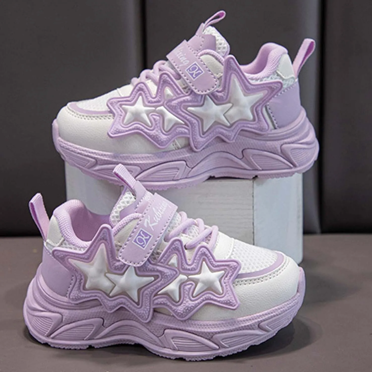 Kids Sneakers Tennis Shoes for Boys Girls Sneakers Cute Pattern Walking Shoes Comfortable Sports Shoes Toddler Kids