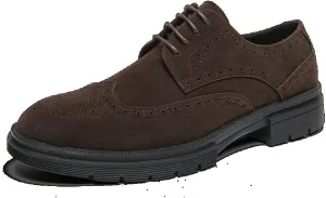 Leather Loafers for Men Suede Upper Fashion Outdoor Breathable Block Shoes Tenis para Hombre Designer Slip-on Shoes