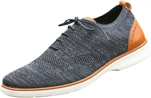 Leisure Men Four Seasons Mesh Non Slip Flat Round Toe Breathable Lace Up Lazy Leisure Shoes Foams Shoes Men