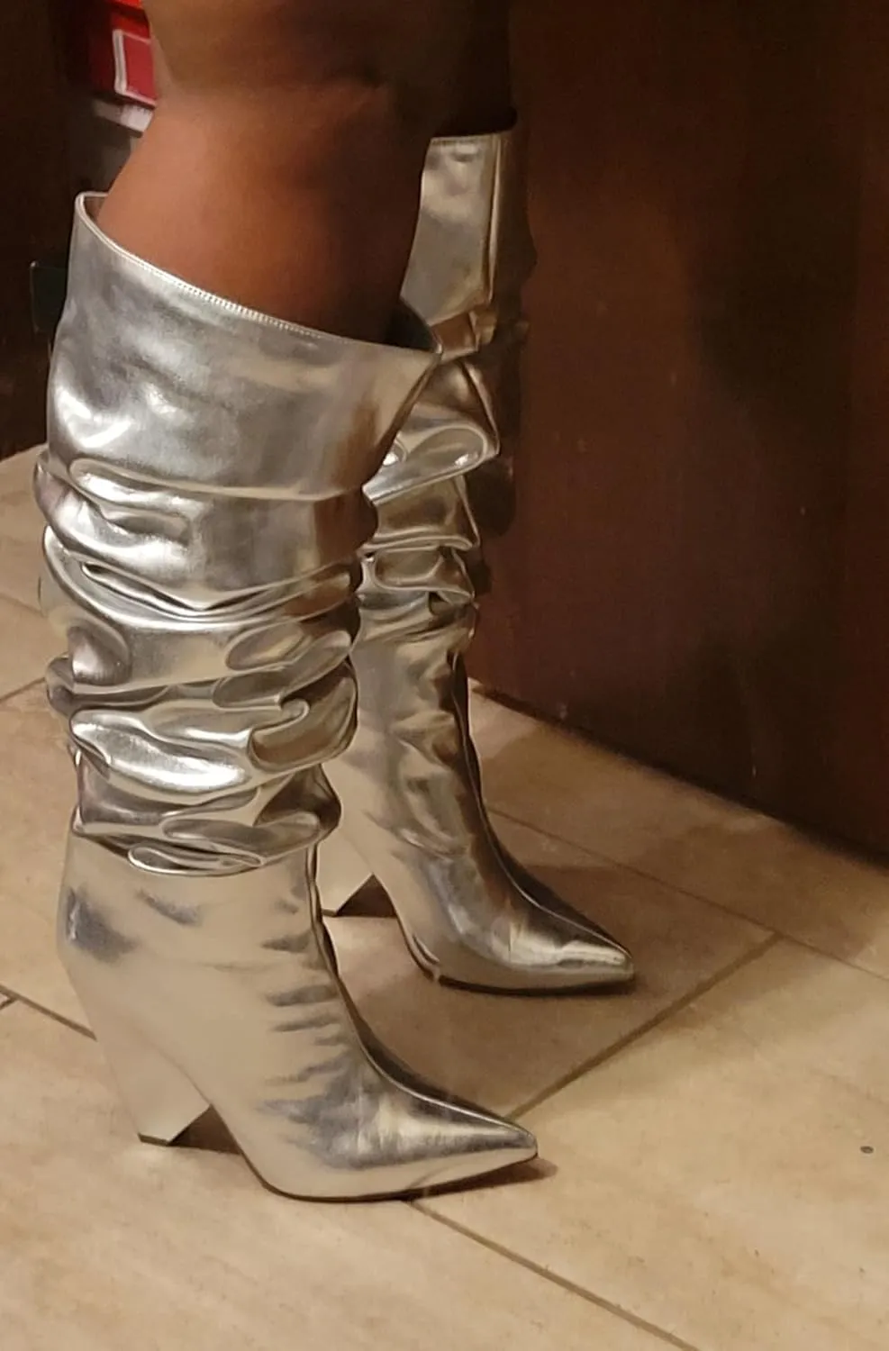 Liliana Women's Over The Knee Thigh High Wedge Heel Boots