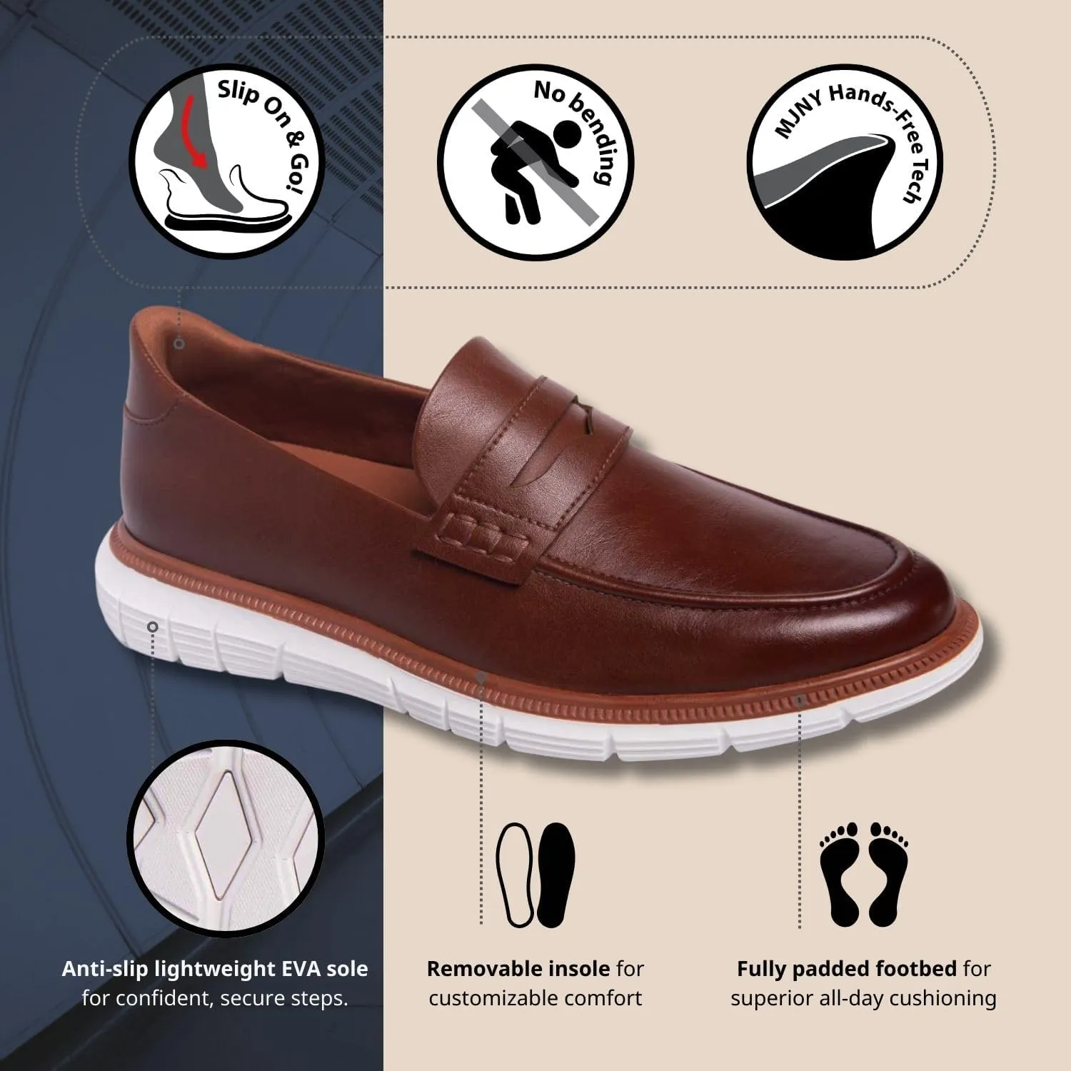Marc Joseph New York Men's Empire Street (Hands Free Technology) Loafer
