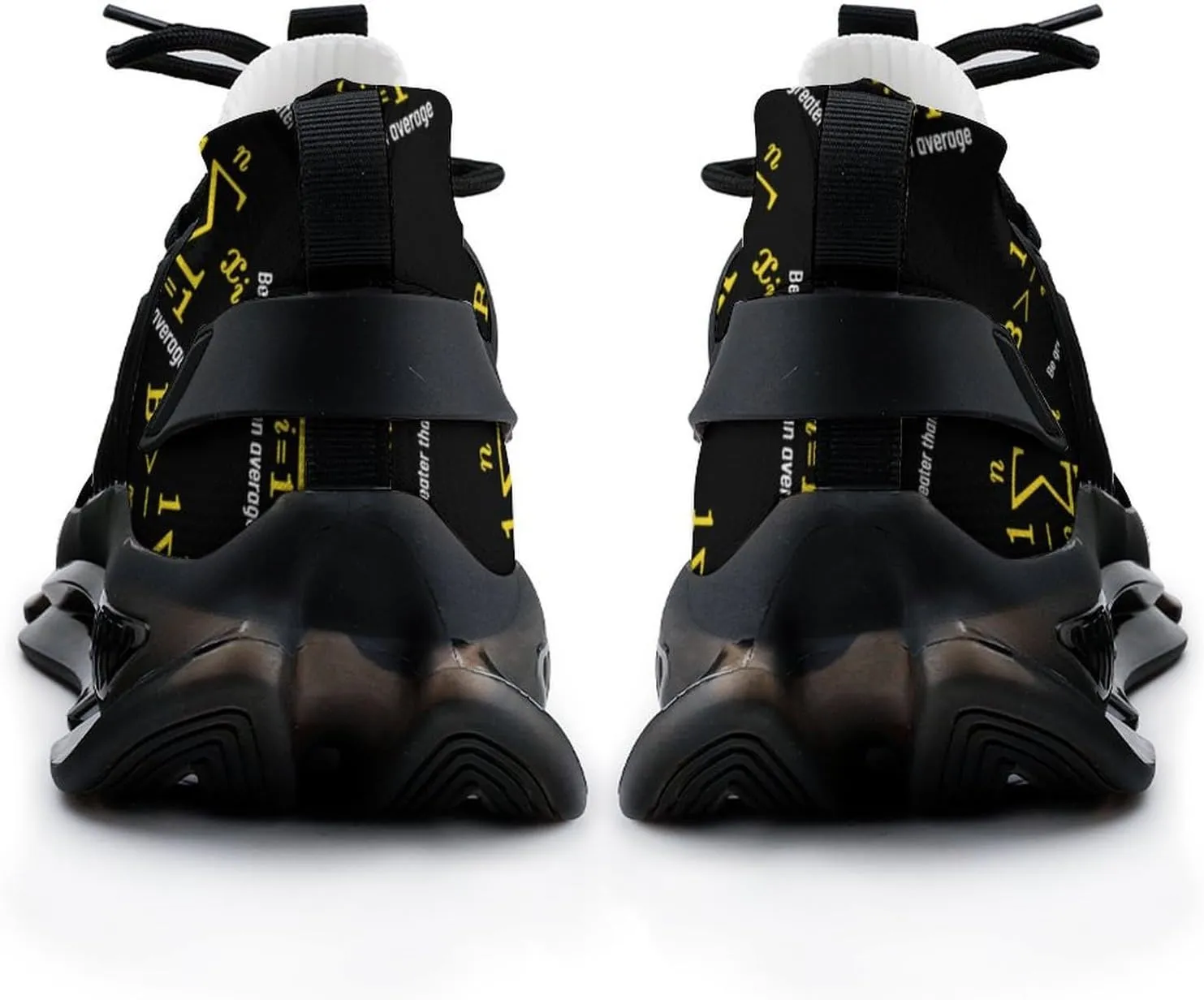 Math Be Greater Than Average Walking Shoes for Men Lightweight Tennis Fashion Elastic Sports Shoes Cushion Basketball Shoes