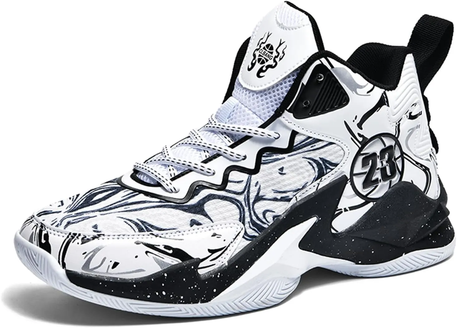 Men Basketball Shoes Fashion Athletic Sneakers Outdoor Sport Shoes Lightweight Volleyball Shoes Non Slip Basketball Shoes