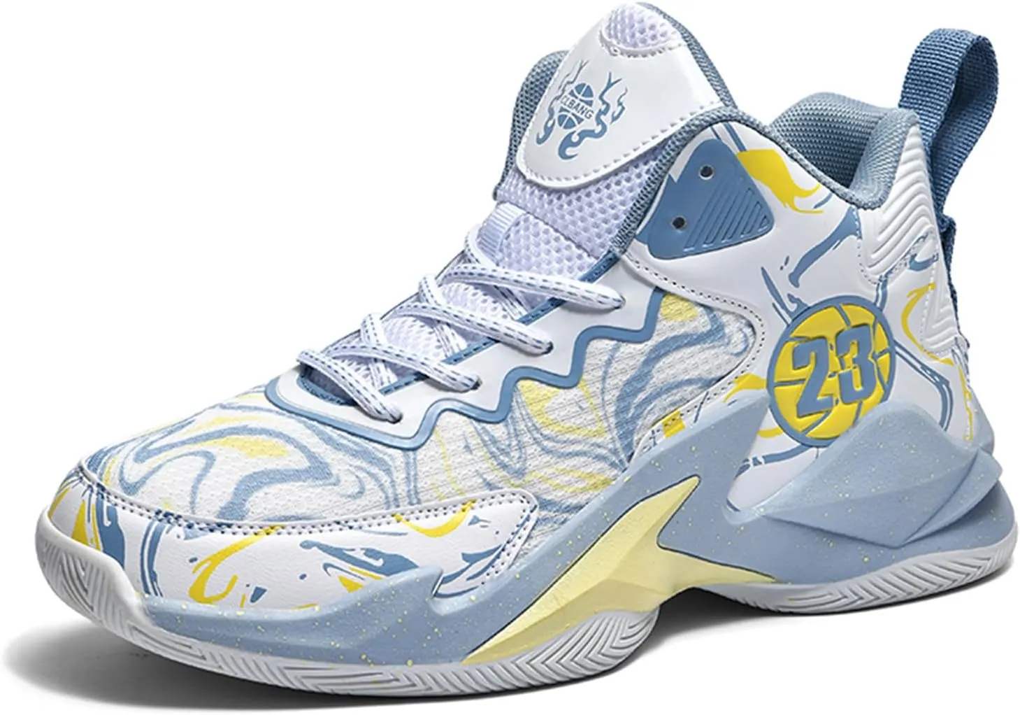 Men Basketball Shoes Fashion Athletic Sneakers Outdoor Sport Shoes Lightweight Volleyball Shoes Non Slip Basketball Shoes