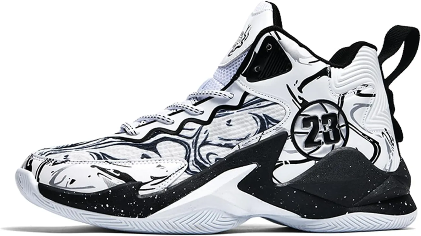 Men Basketball Shoes Fashion Athletic Sneakers Outdoor Sport Shoes Lightweight Volleyball Shoes Non Slip Basketball Shoes