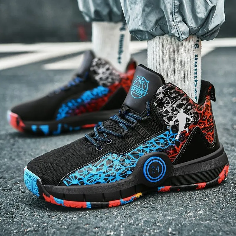 Men Women Basketball Shoes Walking Running Shoes Breathable Comfortable Sneakers for Adult