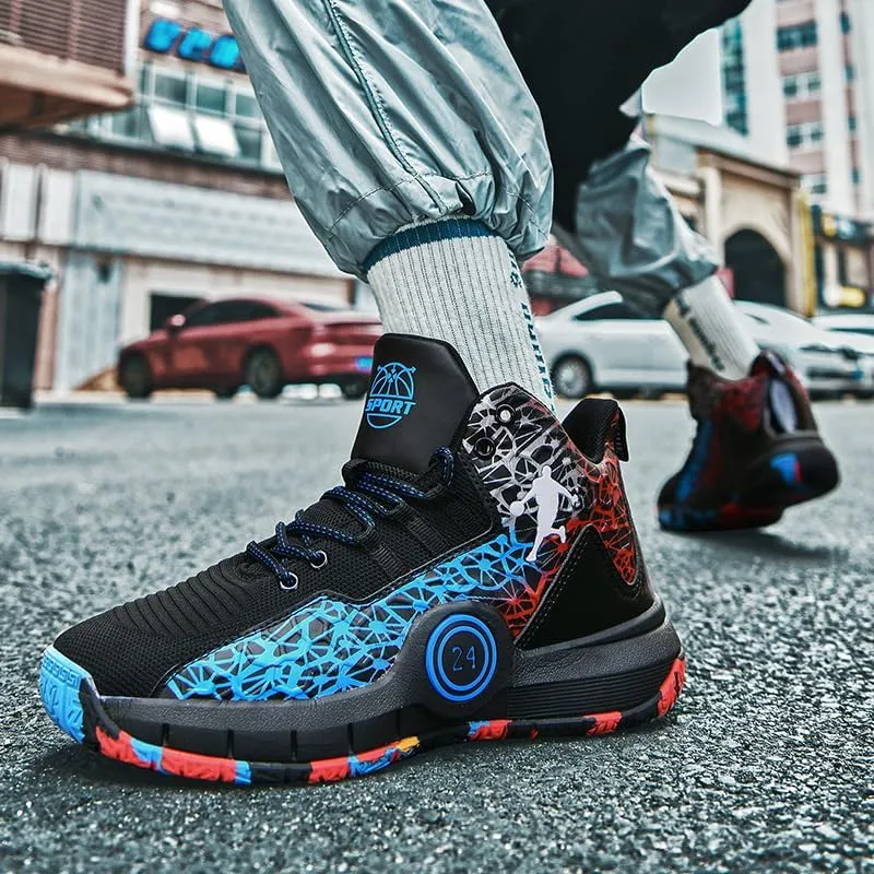 Men Women Basketball Shoes Walking Running Shoes Breathable Comfortable Sneakers for Adult