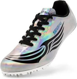 Men Women Kids Track and Field Shoes Professional Racing Running Sneakers Sprint Sport Shoes