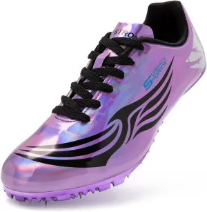 Men Women Kids Track and Field Shoes Professional Racing Running Sneakers Sprint Sport Shoes