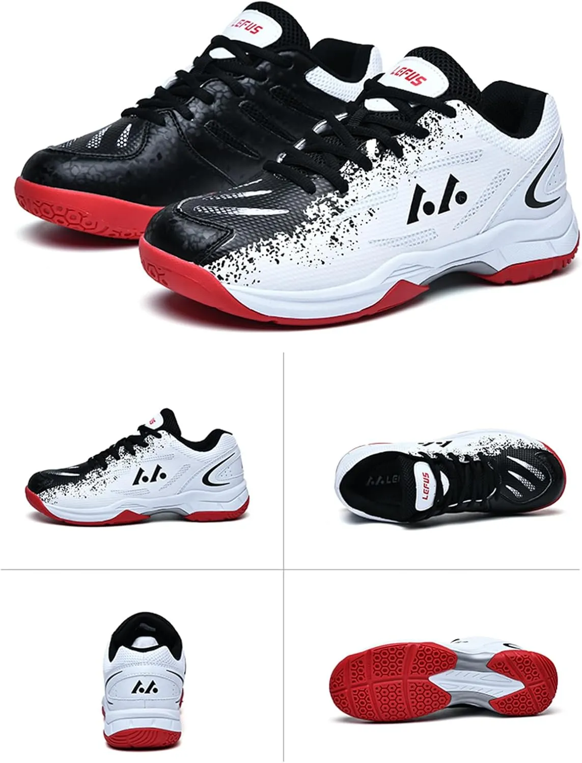 Men's Badminton Shoes Comfort Anti-Slip Pickleball Court Shoes Professional Sneakers
