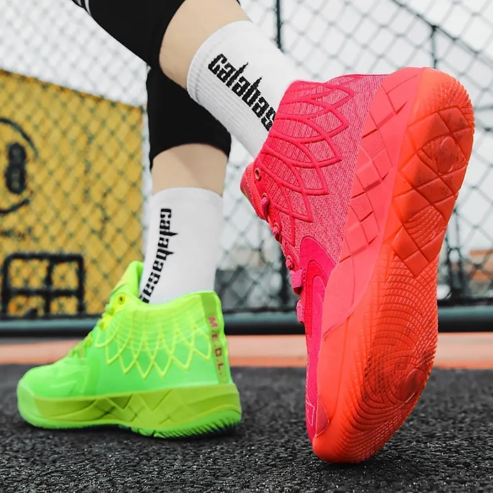 Men's Basketball Shoes, Couple Basketball Shoes, Fashionable Sports Shoes, Breathable, Non Slip Running Shoes