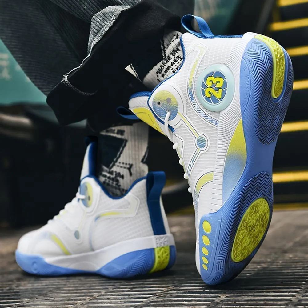 Men's Basketball Shoes Fashion Sports Shoes Breathable and Comfortable Basketball Shoes Anti Slip Basketball Shoes