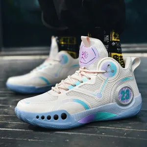 Men's Basketball Shoes Fashion Sports Shoes Breathable and Comfortable Basketball Shoes Anti Slip Basketball Shoes