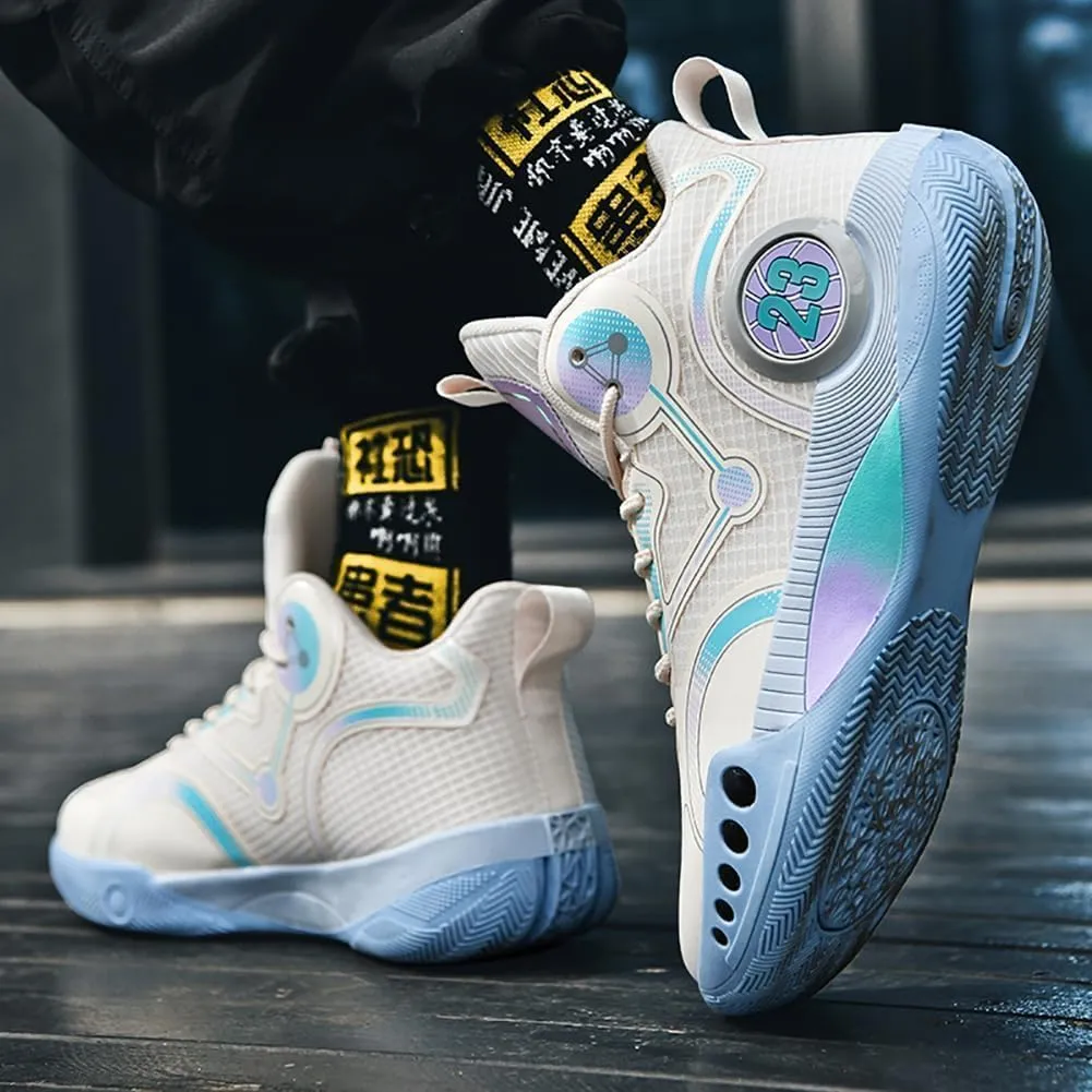 Men's Basketball Shoes Fashion Sports Shoes Breathable and Comfortable Basketball Shoes Anti Slip Basketball Shoes