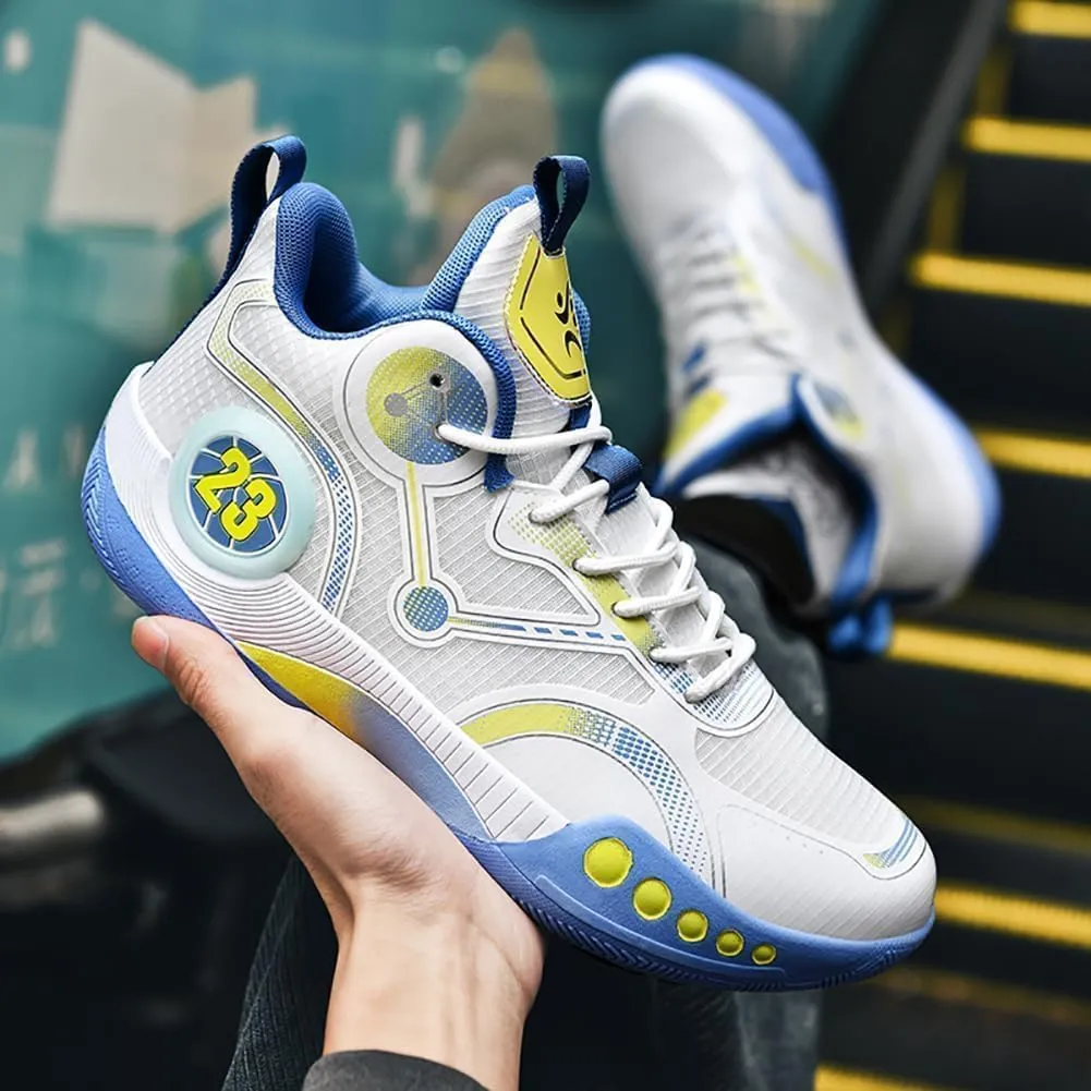 Men's Basketball Shoes Fashion Sports Shoes Breathable and Comfortable Basketball Shoes Anti Slip Basketball Shoes