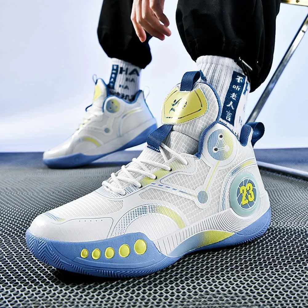 Men's Basketball Shoes Fashion Sports Shoes Breathable and Comfortable Basketball Shoes Anti Slip Basketball Shoes