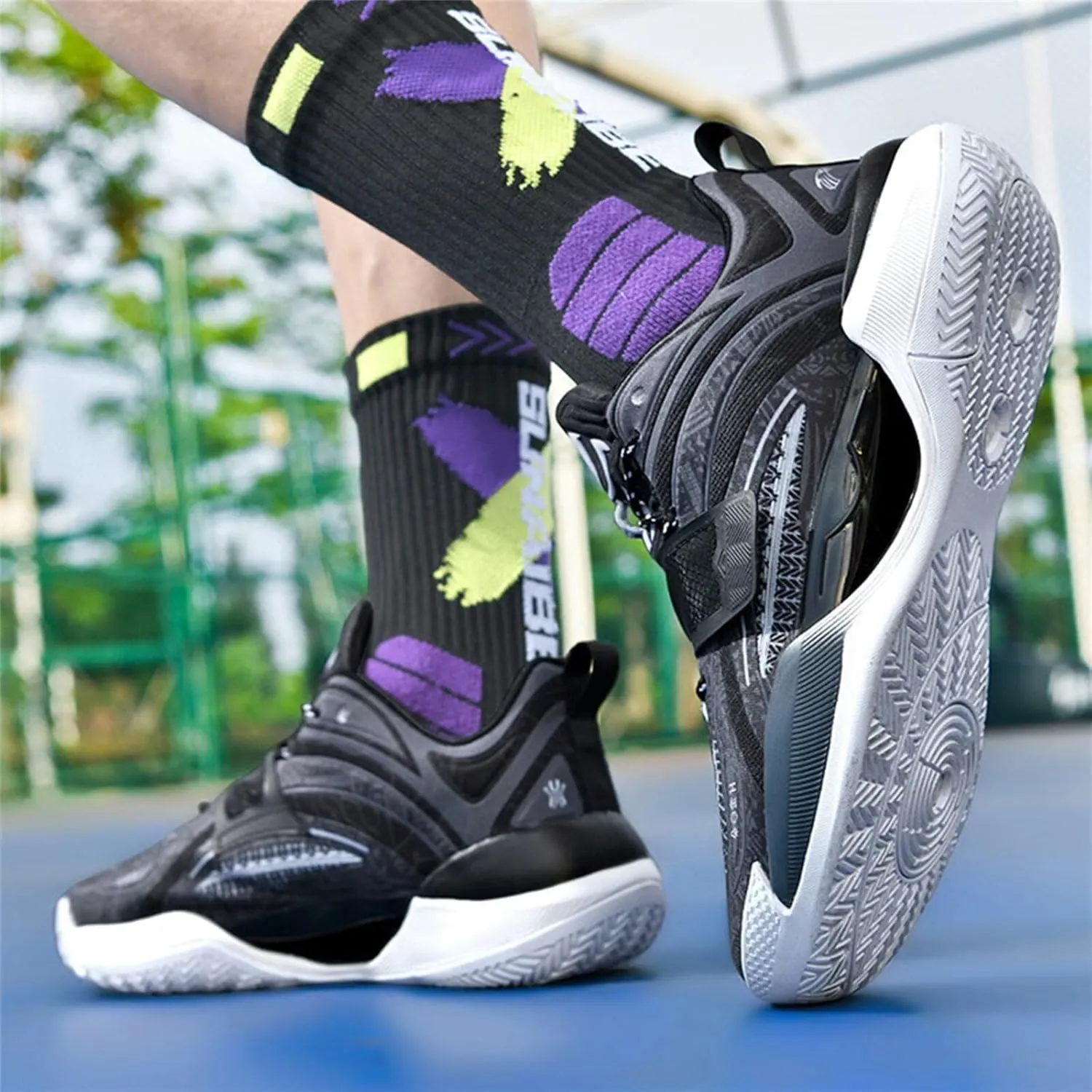 Men's Basketball Shoes for Women Breathable Non Slip Fashionable Comfortable Training Shoes Outdoor Sneakers