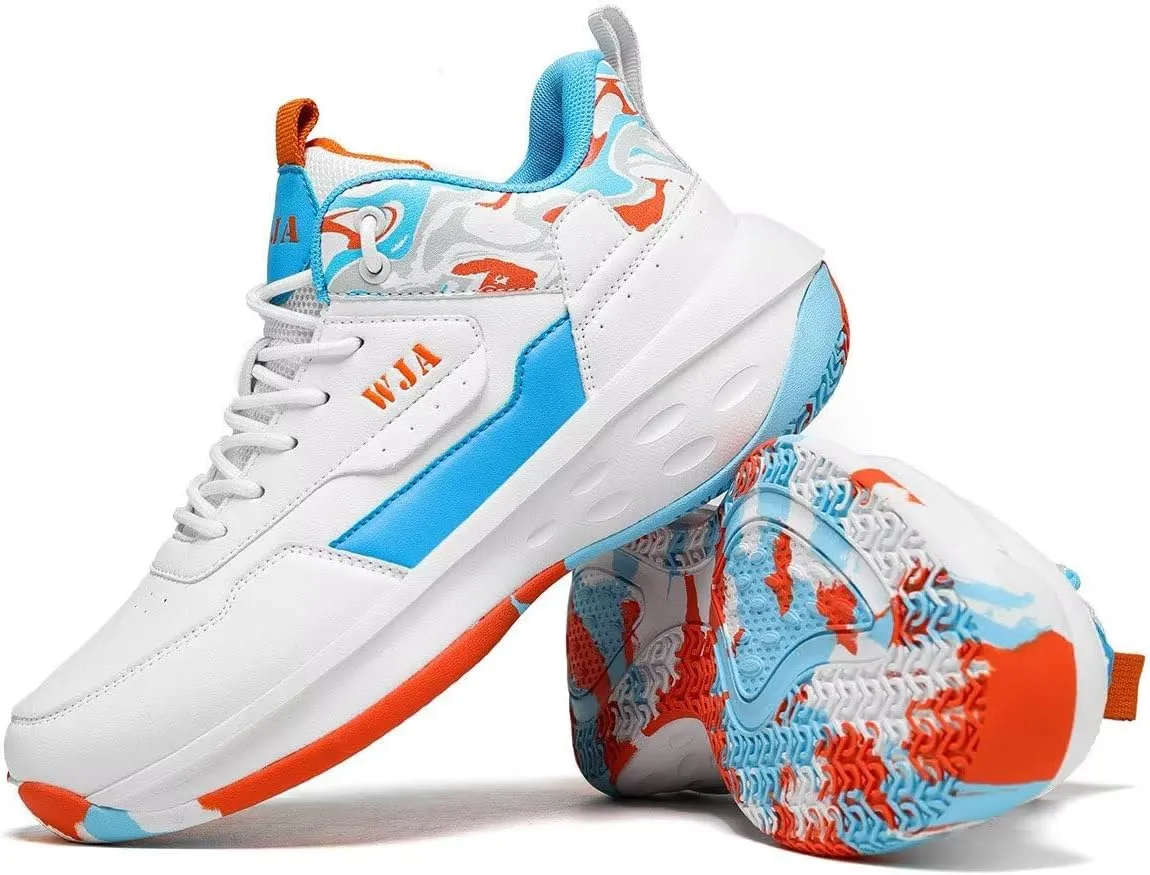 Men's Basketball Shoes Lightweight and Breathable Running Shoes Anti-Slip Outdoor Sports Shoes