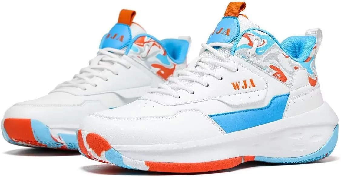 Men's Basketball Shoes Lightweight and Breathable Running Shoes Anti-Slip Outdoor Sports Shoes