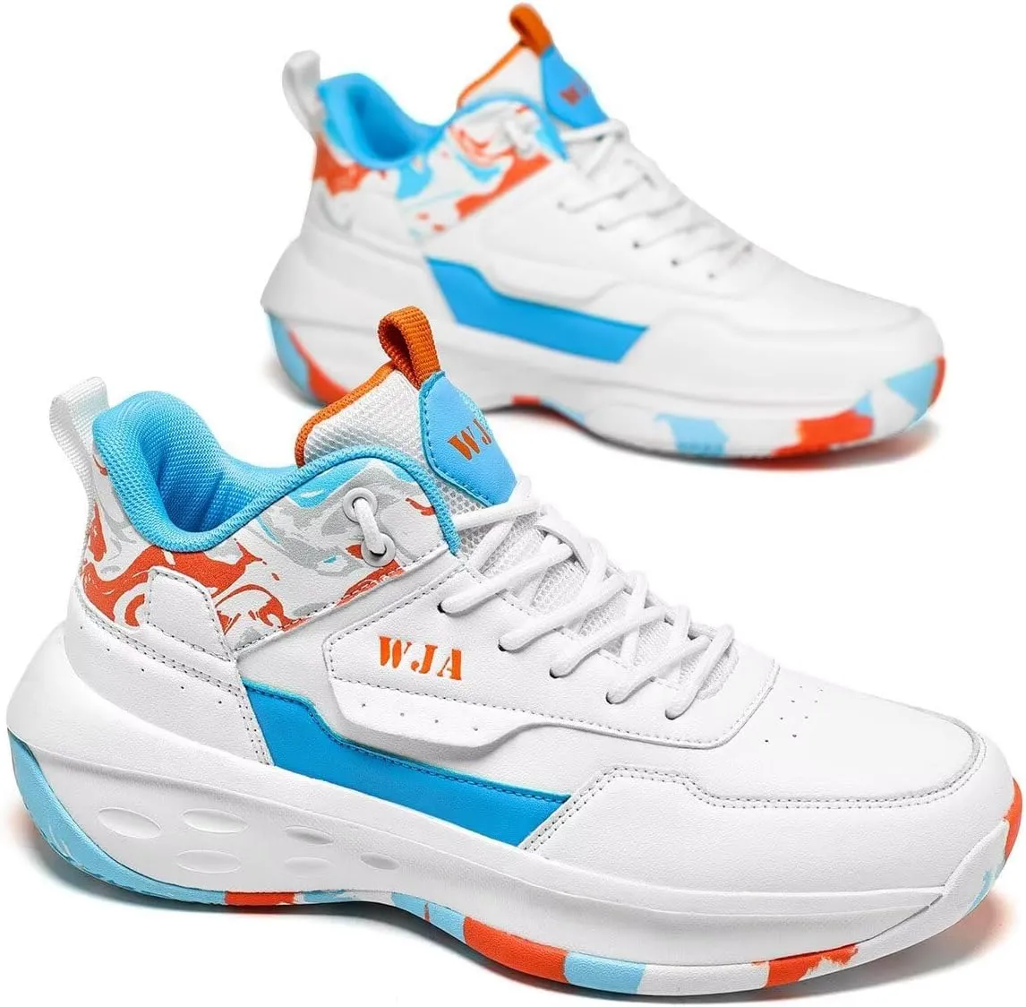 Men's Basketball Shoes Lightweight and Breathable Running Shoes Anti-Slip Outdoor Sports Shoes