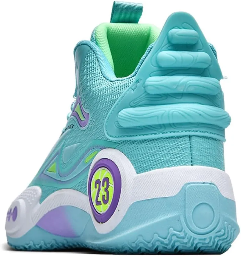 Men's Basketball Shoes Mid Basketball Sneakers Non-Slip Outdoor Cushioning Workout Shoes