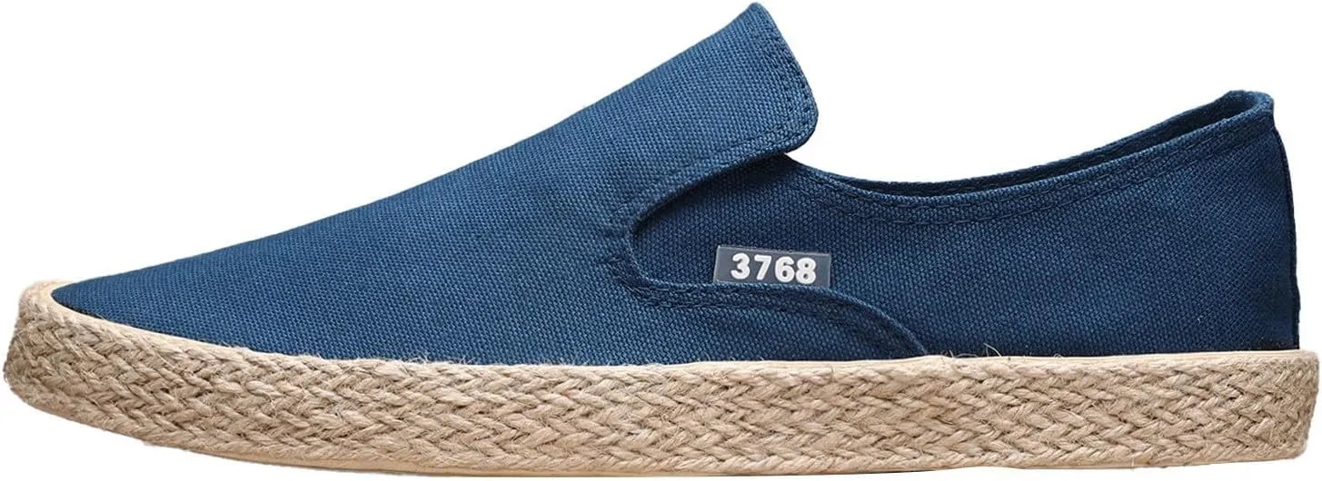 Men's Breathable Korean Style Trendy Lightweight Linen Sole Casual Sneakers for Everyday Comfort and Fashion