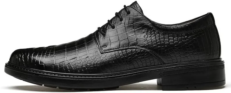 Men's Business Formal PU Shoes - Oxford Orthopedic Dress Sneakers, Walking Driving Loafers, Work Flats