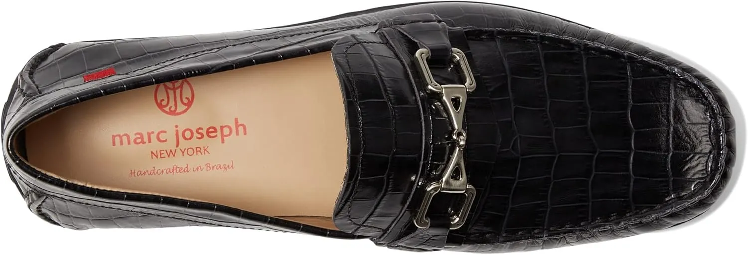 Mens Casual Comfortable Genuine Leather Driving Moccasins Classic Wall Street Fashion Buckle Loafer Slip On Breathable Driving Loafer