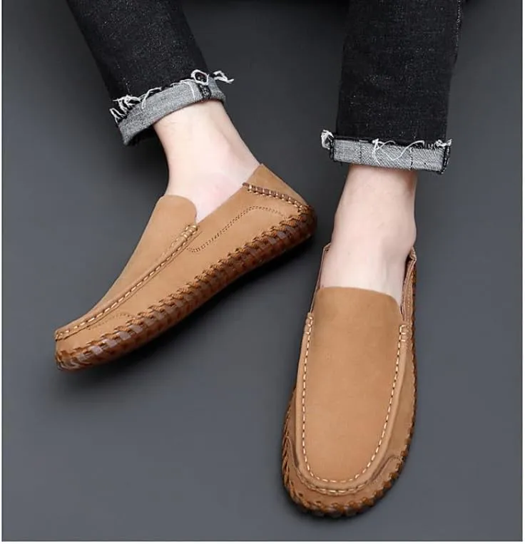 Men's Casual Loafers, Lightweight and Fashionable, Sewn Shoes, Suitable for Daily wear and Social Gatherings