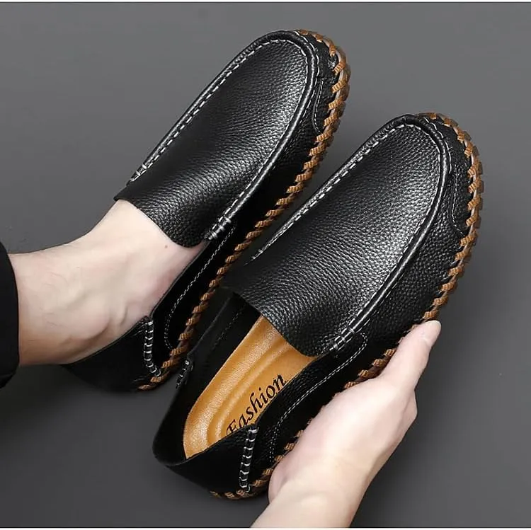 Men's Casual Loafers, Lightweight and Fashionable, Sewn Shoes, Suitable for Daily wear and Social Gatherings