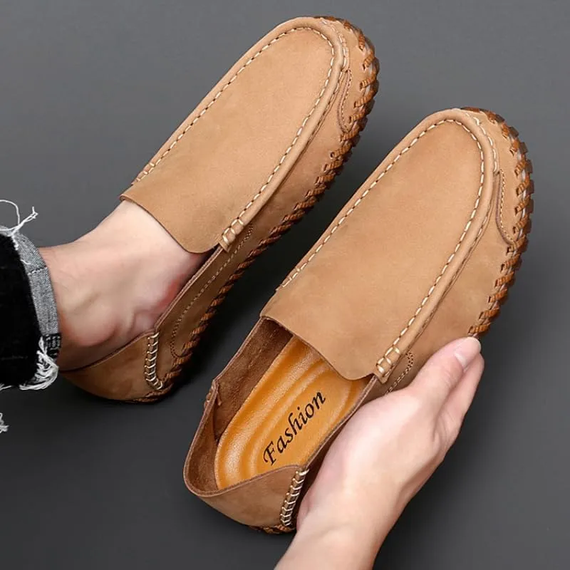 Men's Casual Loafers, Lightweight and Fashionable, Sewn Shoes, Suitable for Daily wear and Social Gatherings