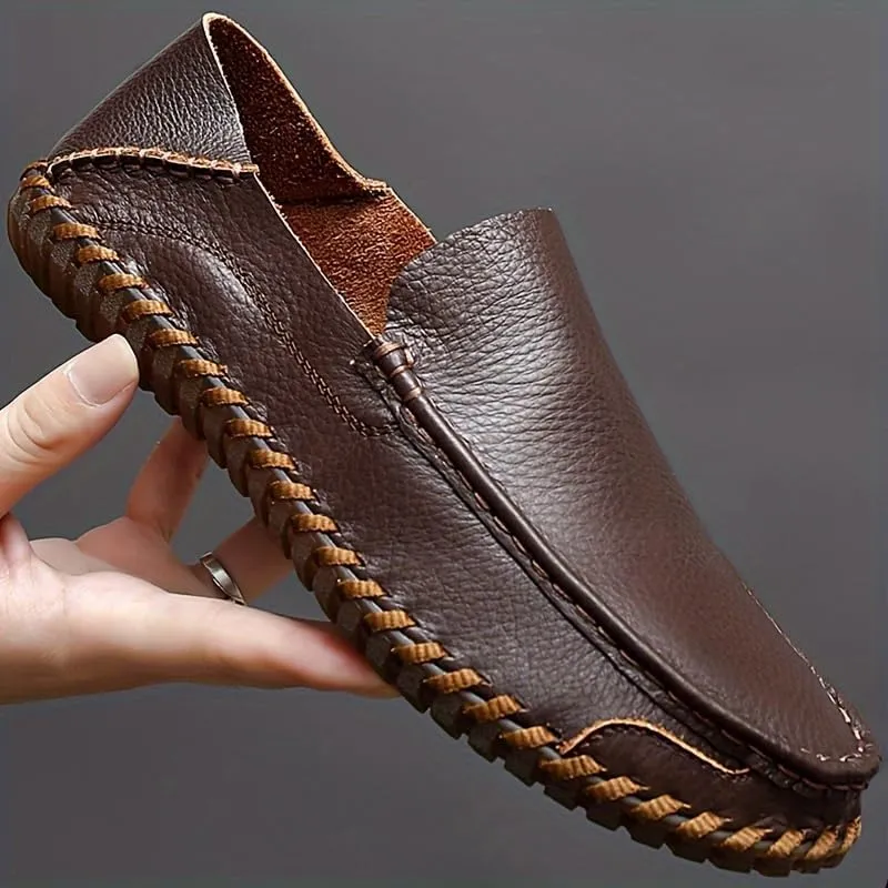 Men's Casual Loafers, Lightweight and Fashionable, Sewn Shoes, Suitable for Daily wear and Social Gatherings