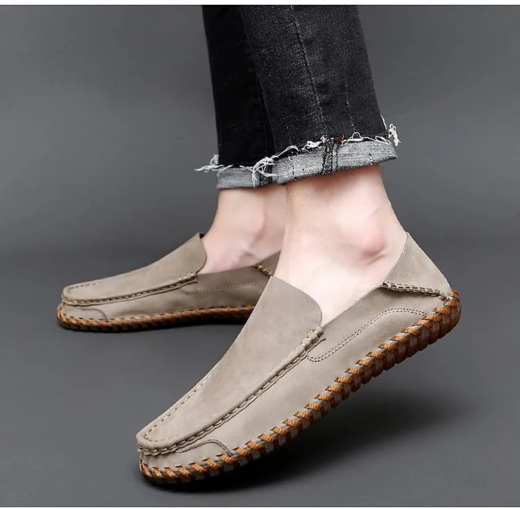 Men's Casual Loafers, Lightweight and Fashionable, Sewn Shoes, Suitable for Daily wear and Social Gatherings