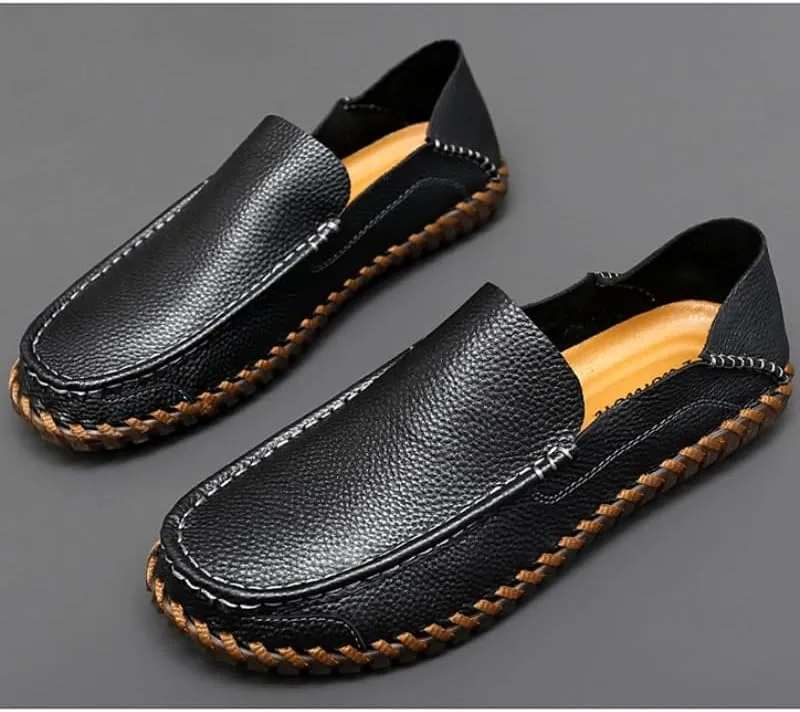 Men's Casual Loafers, Lightweight and Fashionable, Sewn Shoes, Suitable for Daily wear and Social Gatherings