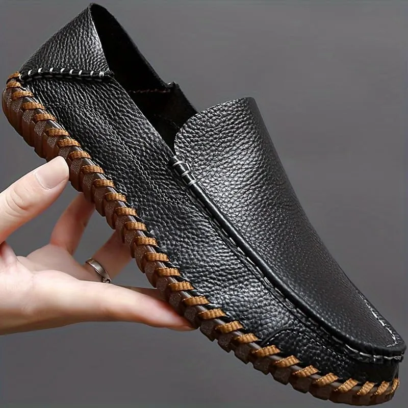 Men's Casual Loafers, Lightweight and Fashionable, Sewn Shoes, Suitable for Daily wear and Social Gatherings