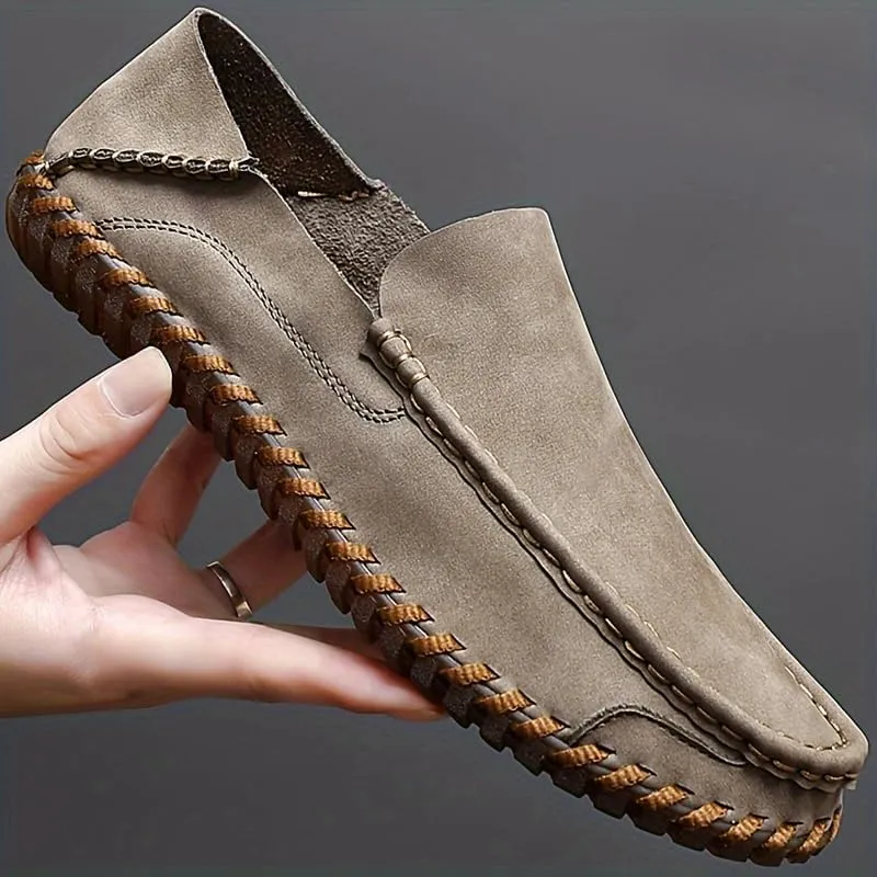 Men's Casual Loafers, Lightweight and Fashionable, Sewn Shoes, Suitable for Daily wear and Social Gatherings