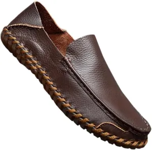 Men's Casual Loafers, Lightweight and Fashionable, Sewn Shoes, Suitable for Daily wear and Social Gatherings