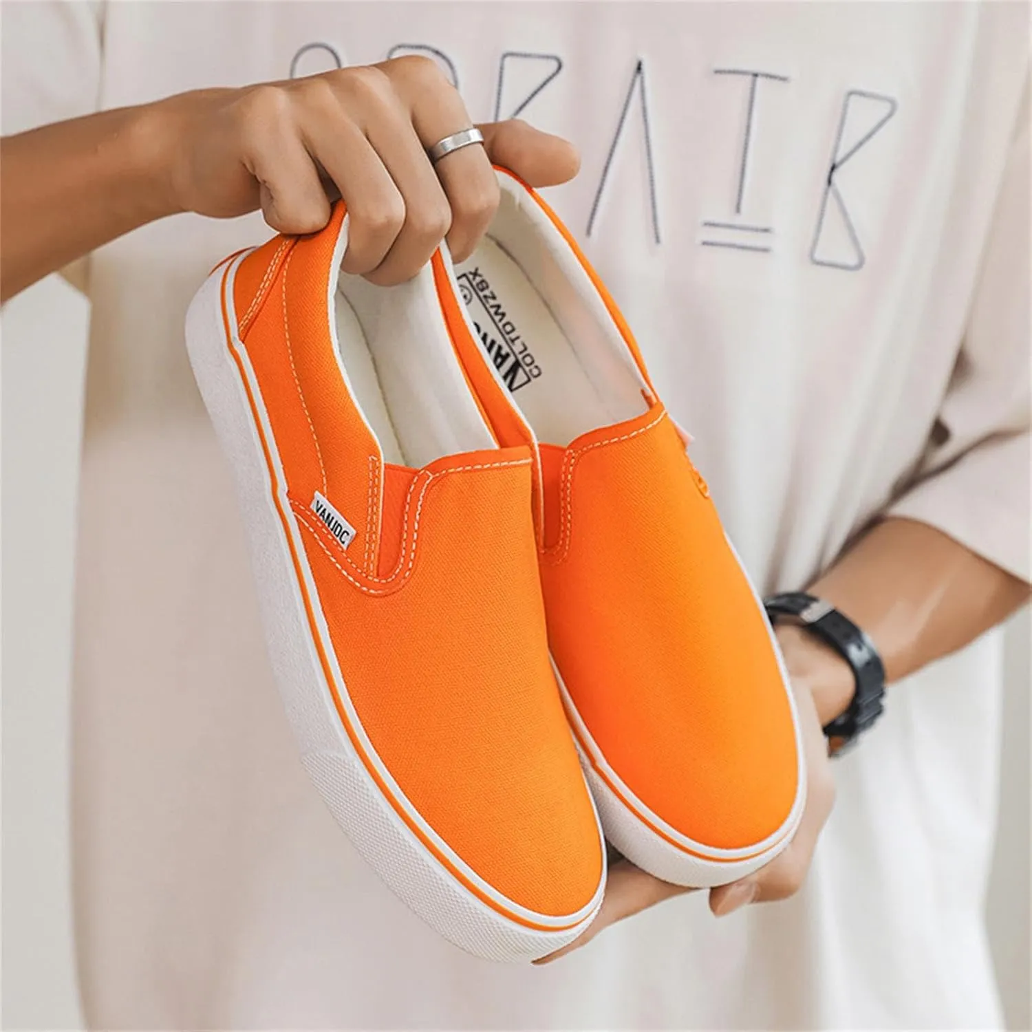 Men's Casual Slip On Sneakers Comfortable Loafers Breathable Lightweight Walking Shoes for Daily Wear